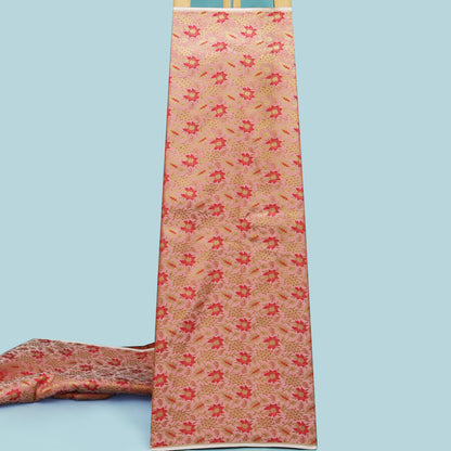 Pink Color Brocade Fabric