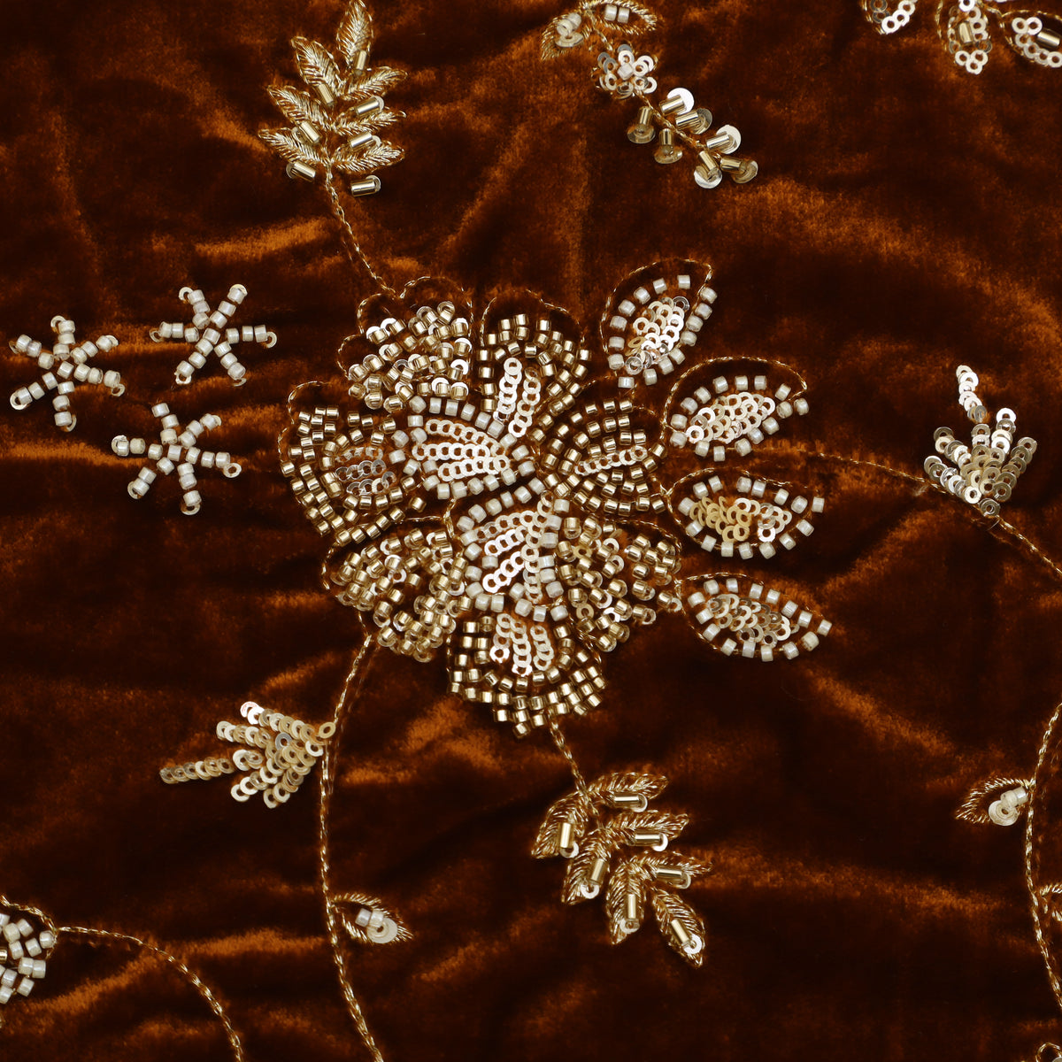 Velvet Embroidery Fabric