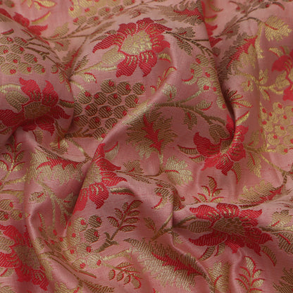 Pink Color Brocade Fabric