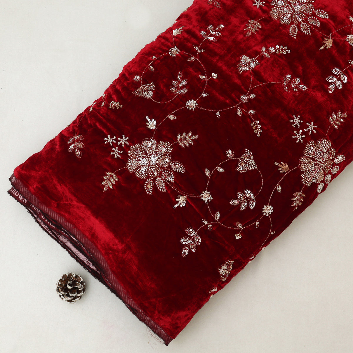 Velvet Embroidery Fabric