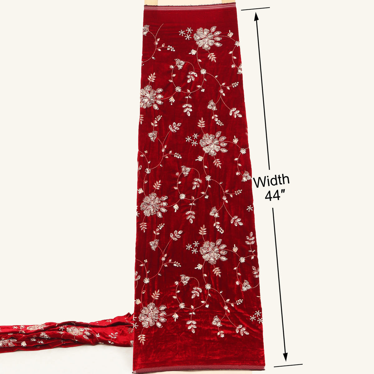 Velvet Embroidery Fabric