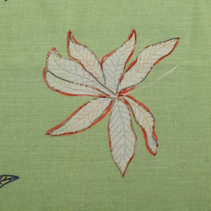 Light Green Cotton Printed Dupatta