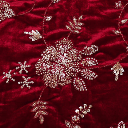 Velvet Embroidery Fabric