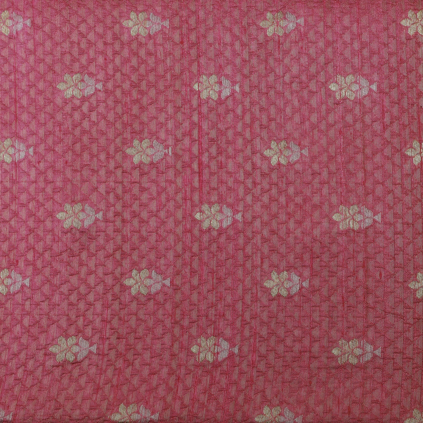 Pink Color Brocade Fabric