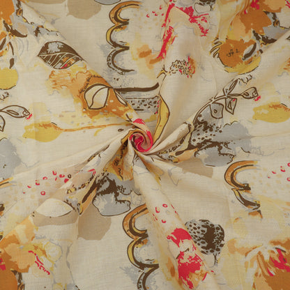 Floral Printed Cotton Fabric