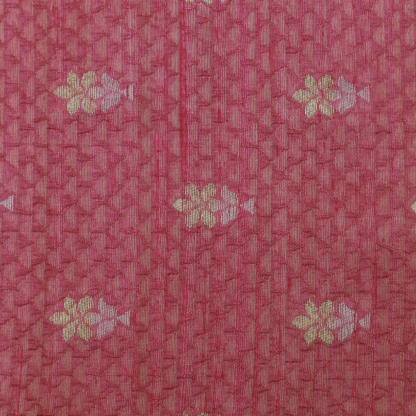 Pink Color Brocade Fabric