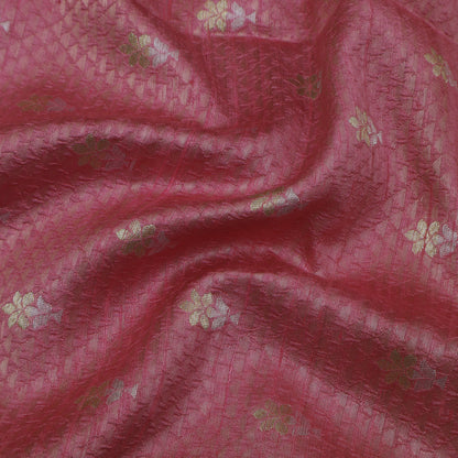 Pink Color Brocade Fabric
