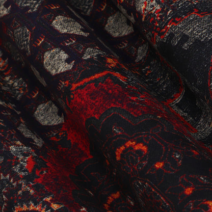 Multicolor Modal Satin Print Fabric