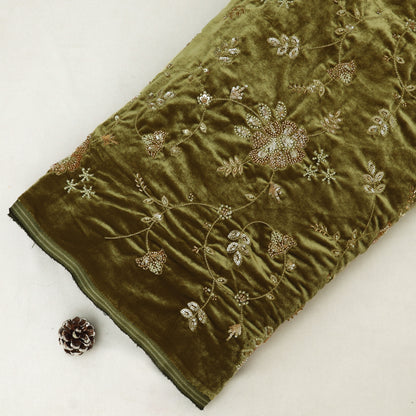 Velvet Embroidery Fabric