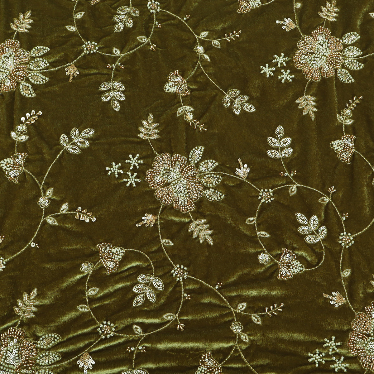 Velvet Embroidery Fabric