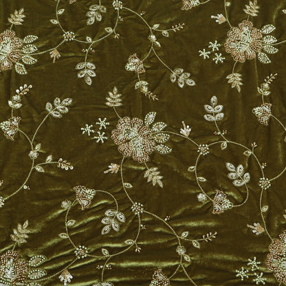 Velvet Embroidery Fabric