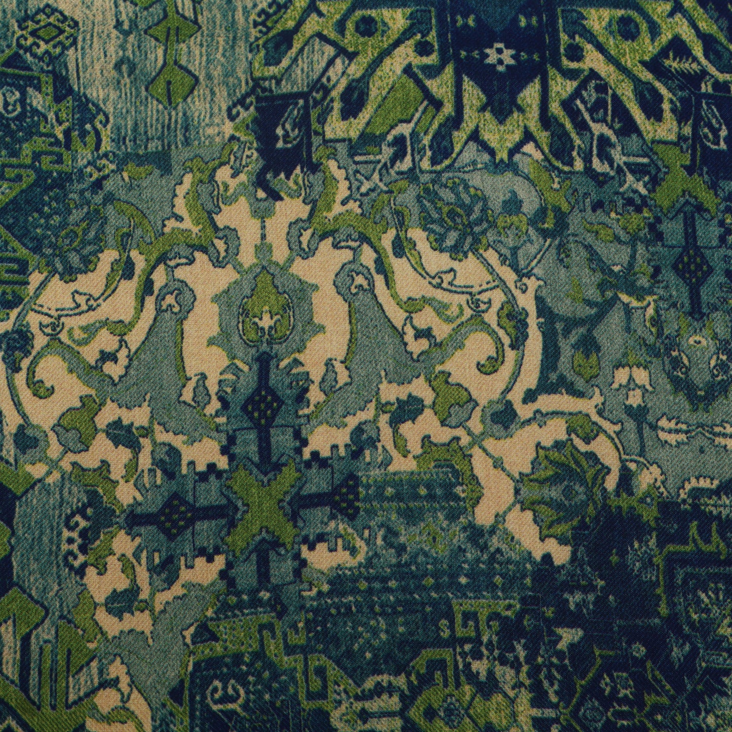 Multicolor Modal Satin Print Fabric