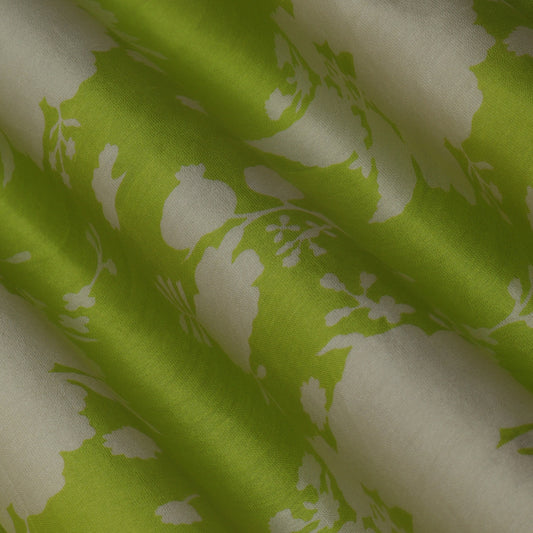 Colored Chanderi Print Fabric