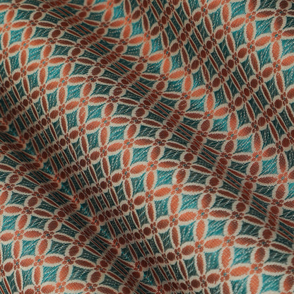 Multi-Color Alfi Brocade Fabric