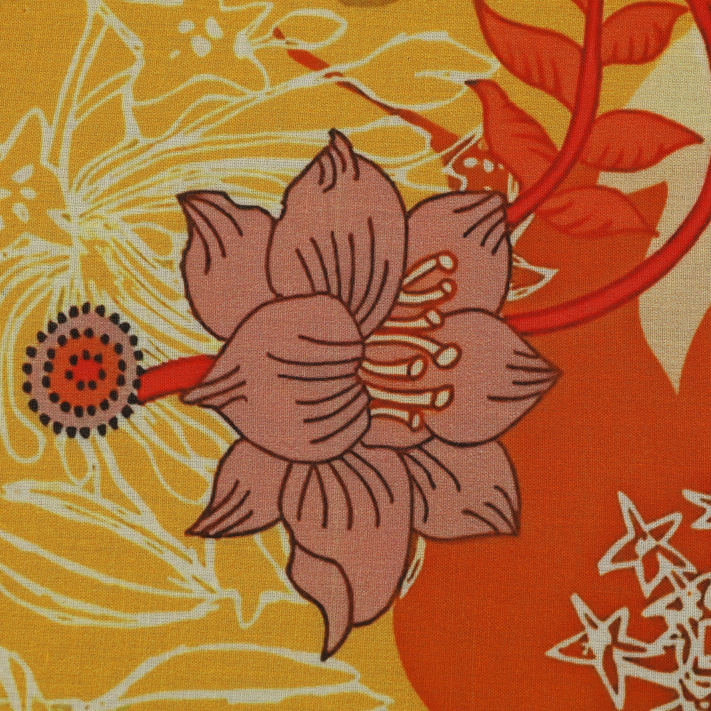 Cotton Floral Printed Design Fabric