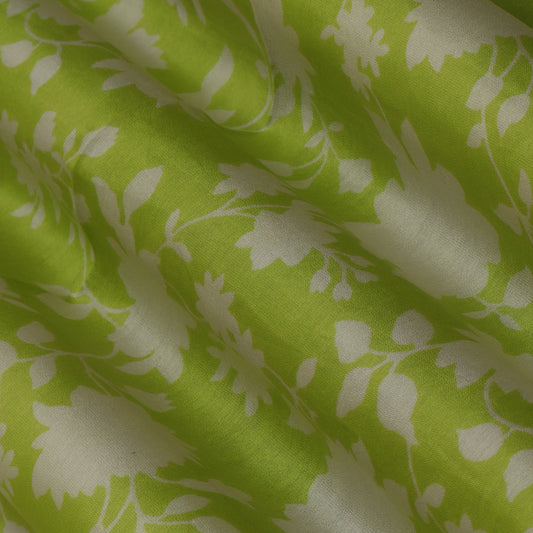 Colored Chanderi Print Fabric