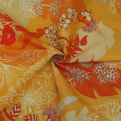 Cotton Floral Printed Design Fabric