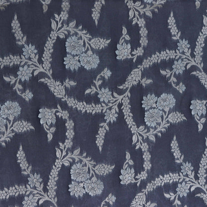 Grey Color Brocade Fabric