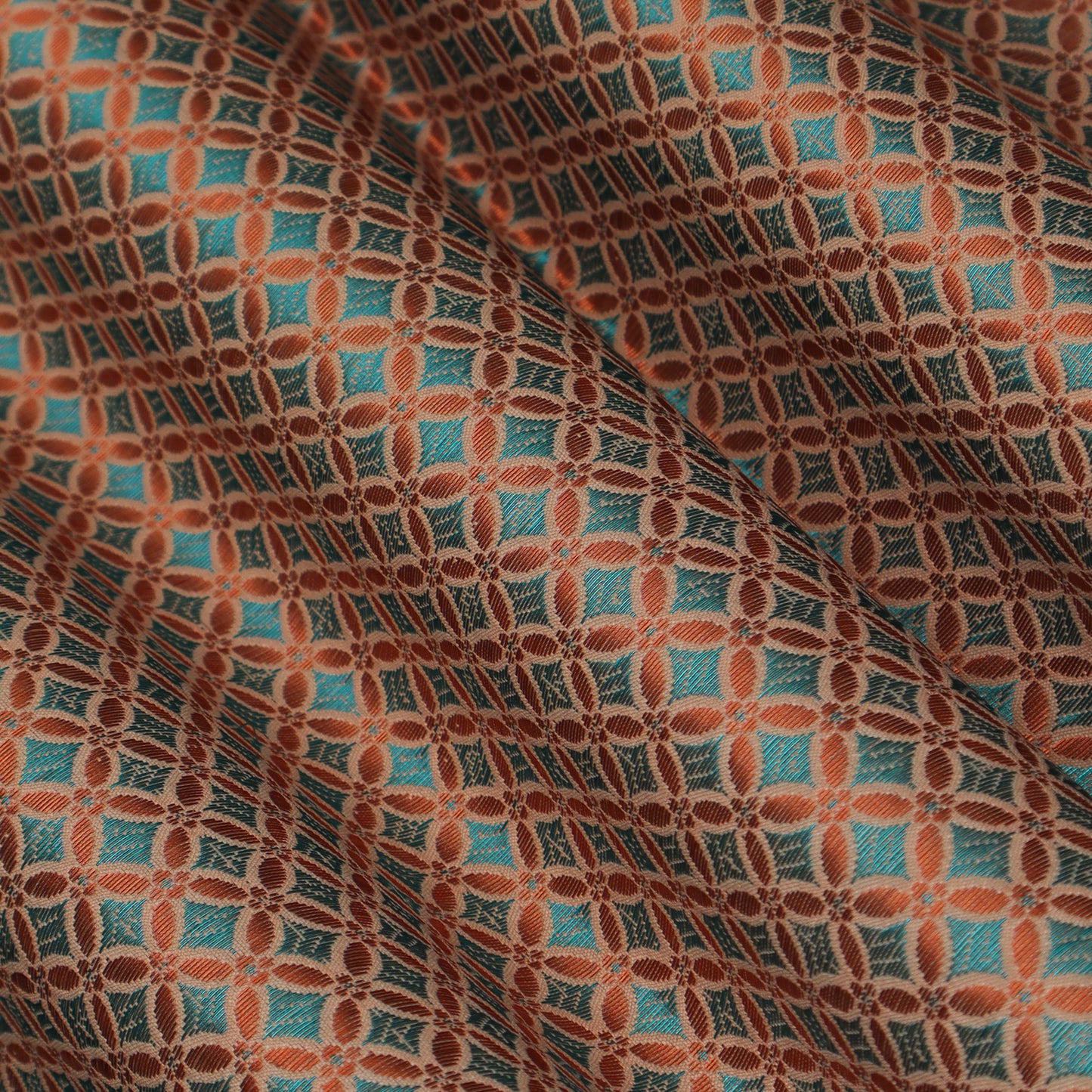 Multi-Color Alfi Brocade Fabric