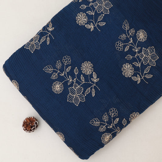 Chanderi Embroidery Fabric
