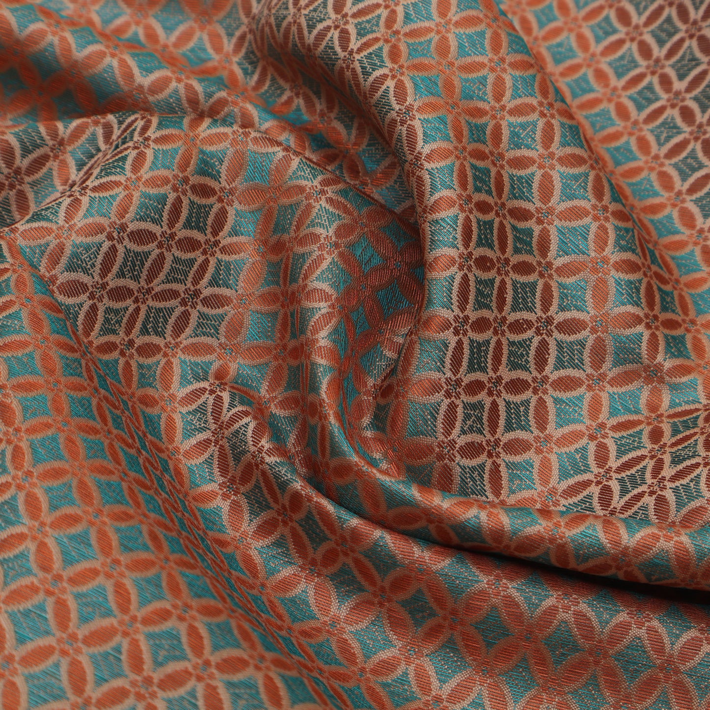 Multi-Color Alfi Brocade Fabric