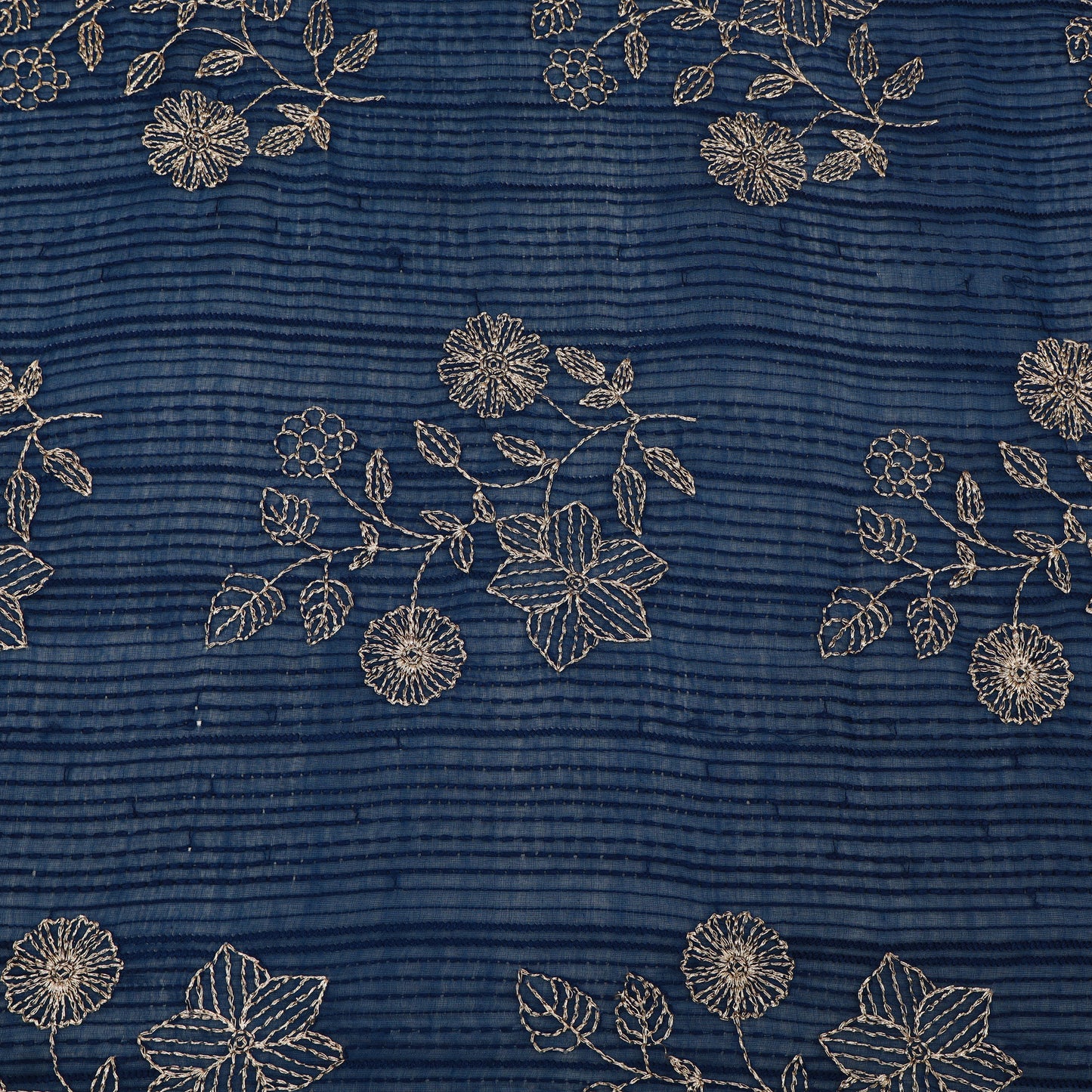 Chanderi Embroidery Fabric