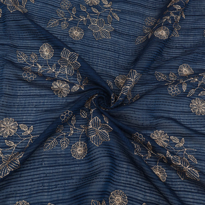 Chanderi Embroidery Fabric