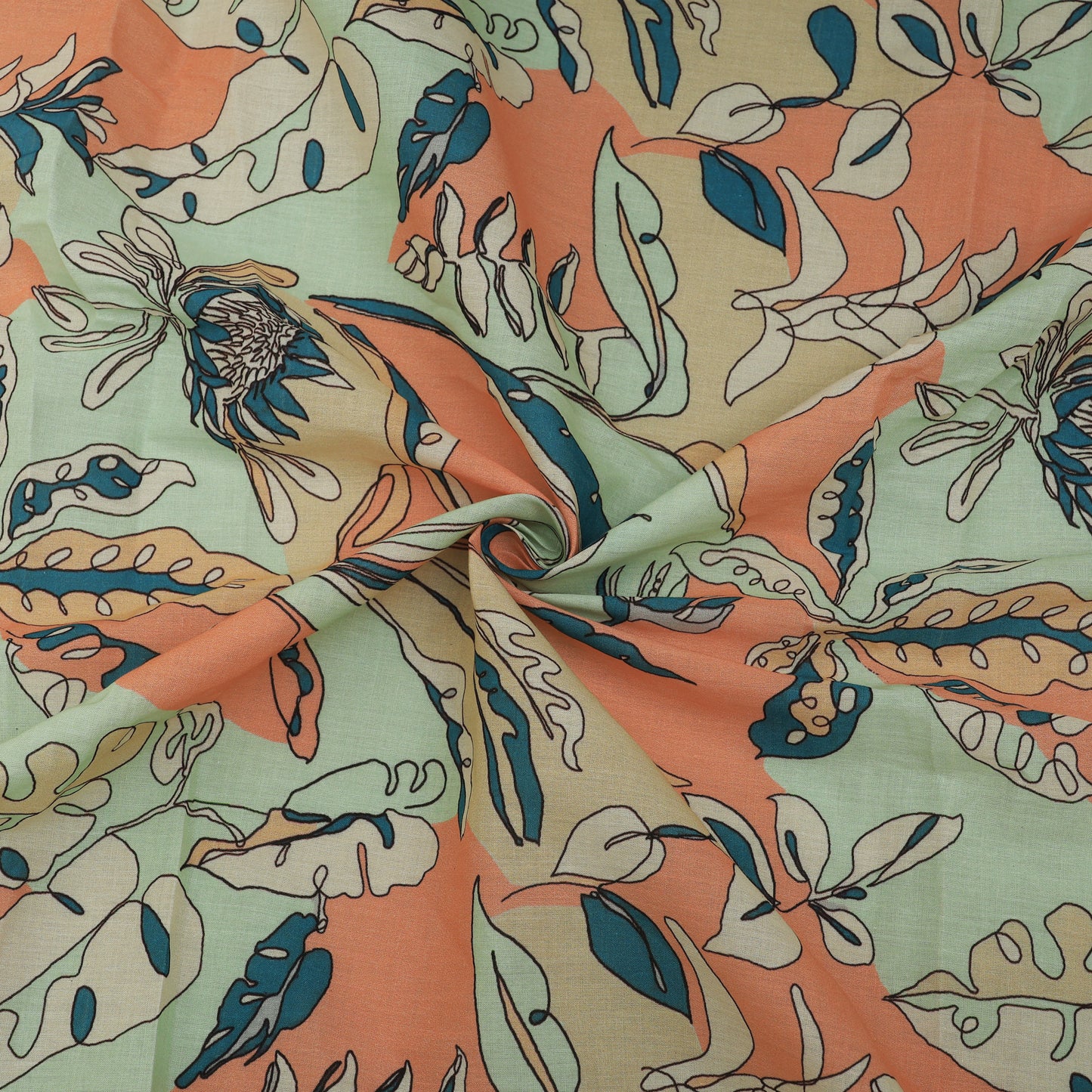 Printed Cotton Print Fabric