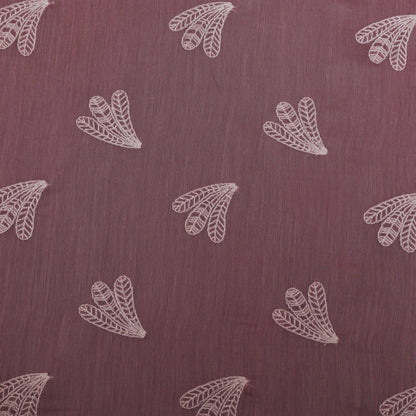 Onion Color  Chanderi Booti Fabric