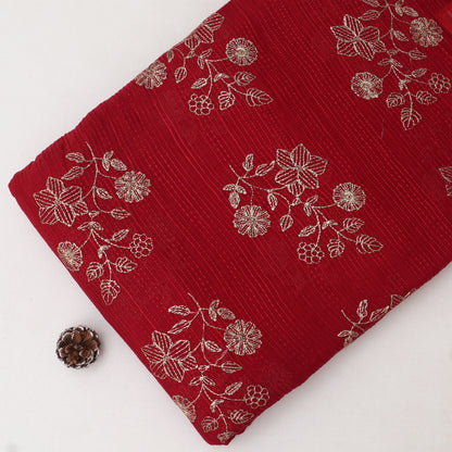 Chanderi Embroidery Fabric