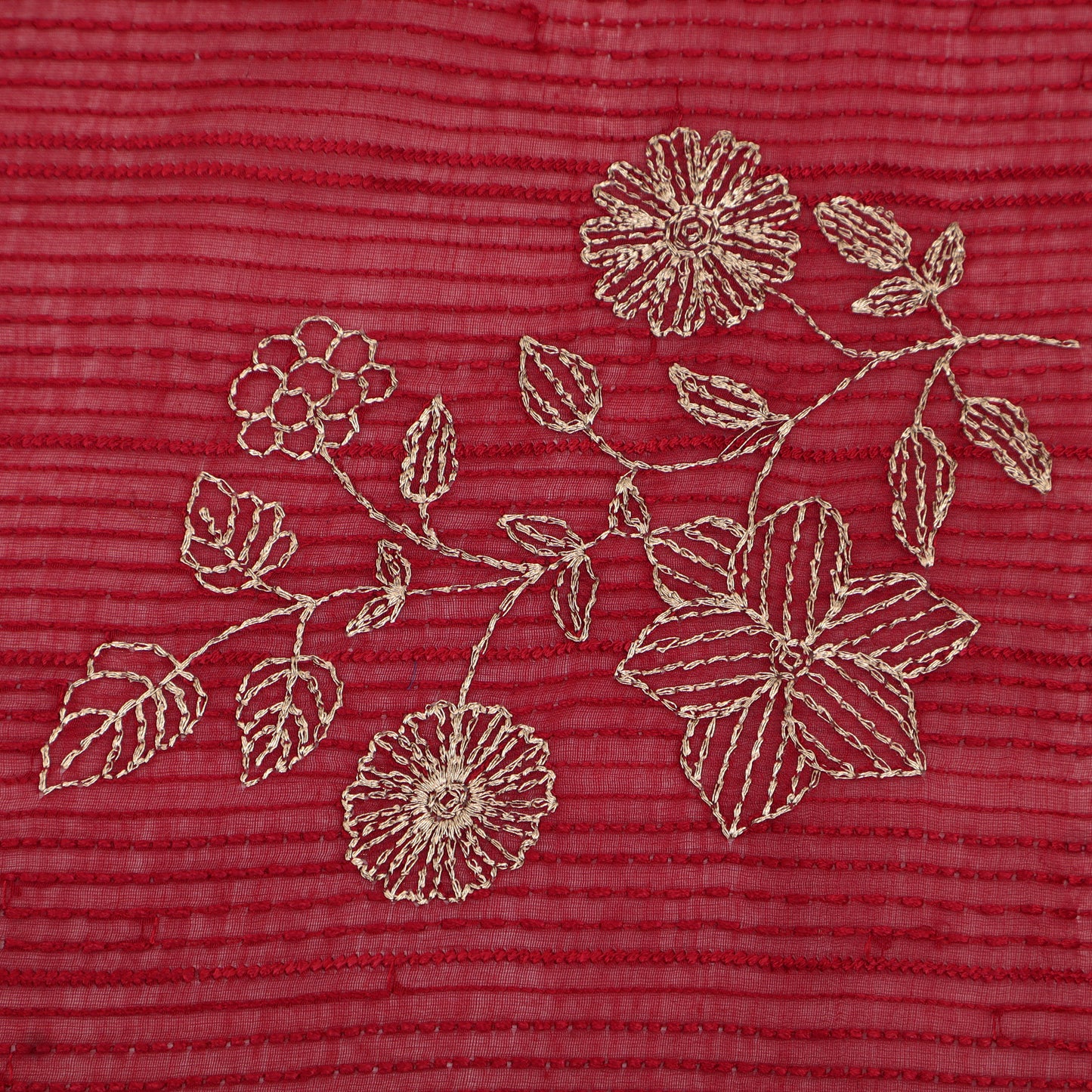 Chanderi Embroidery Fabric