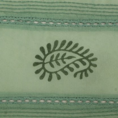 Mul Chanderi Embroidery Fabric
