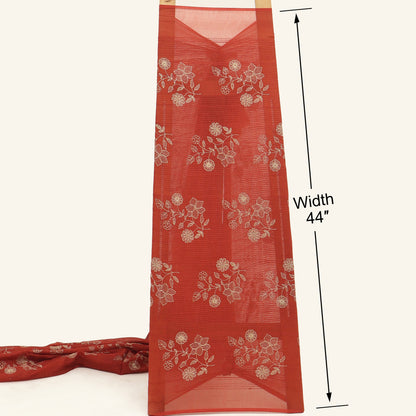 Chanderi Embroidery Fabric