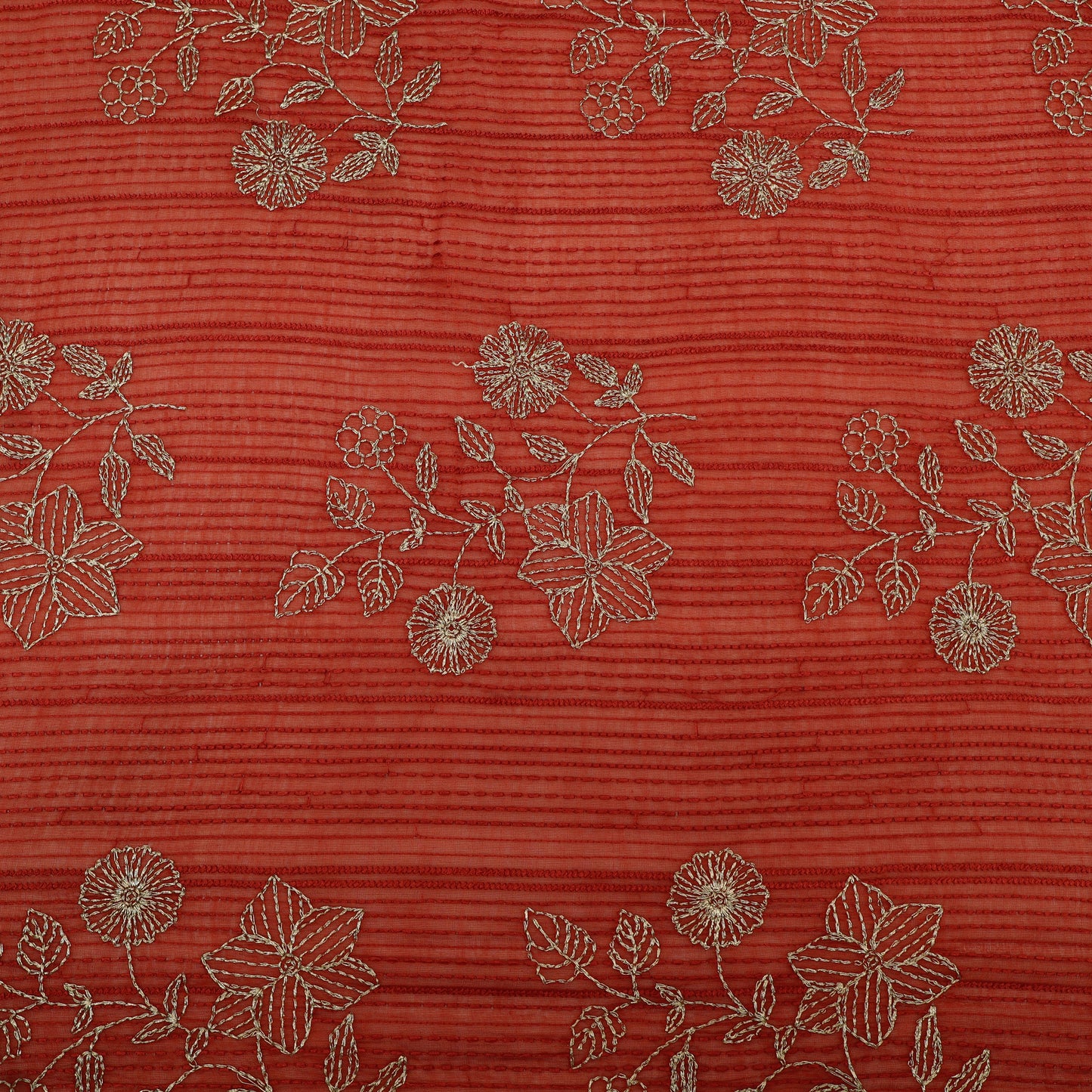 Chanderi Embroidery Fabric