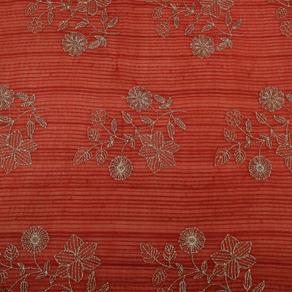 Chanderi Embroidery Fabric