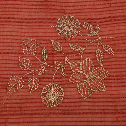 Chanderi Embroidery Fabric