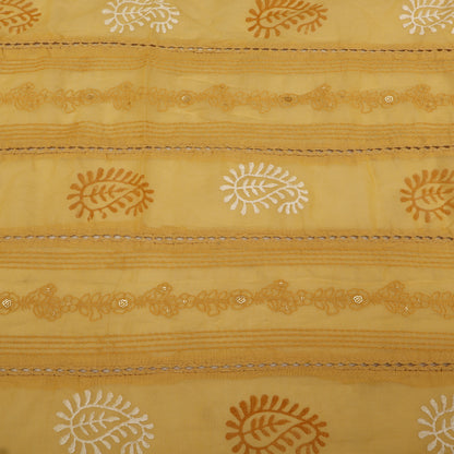 Mul Chanderi Embroidery Fabric