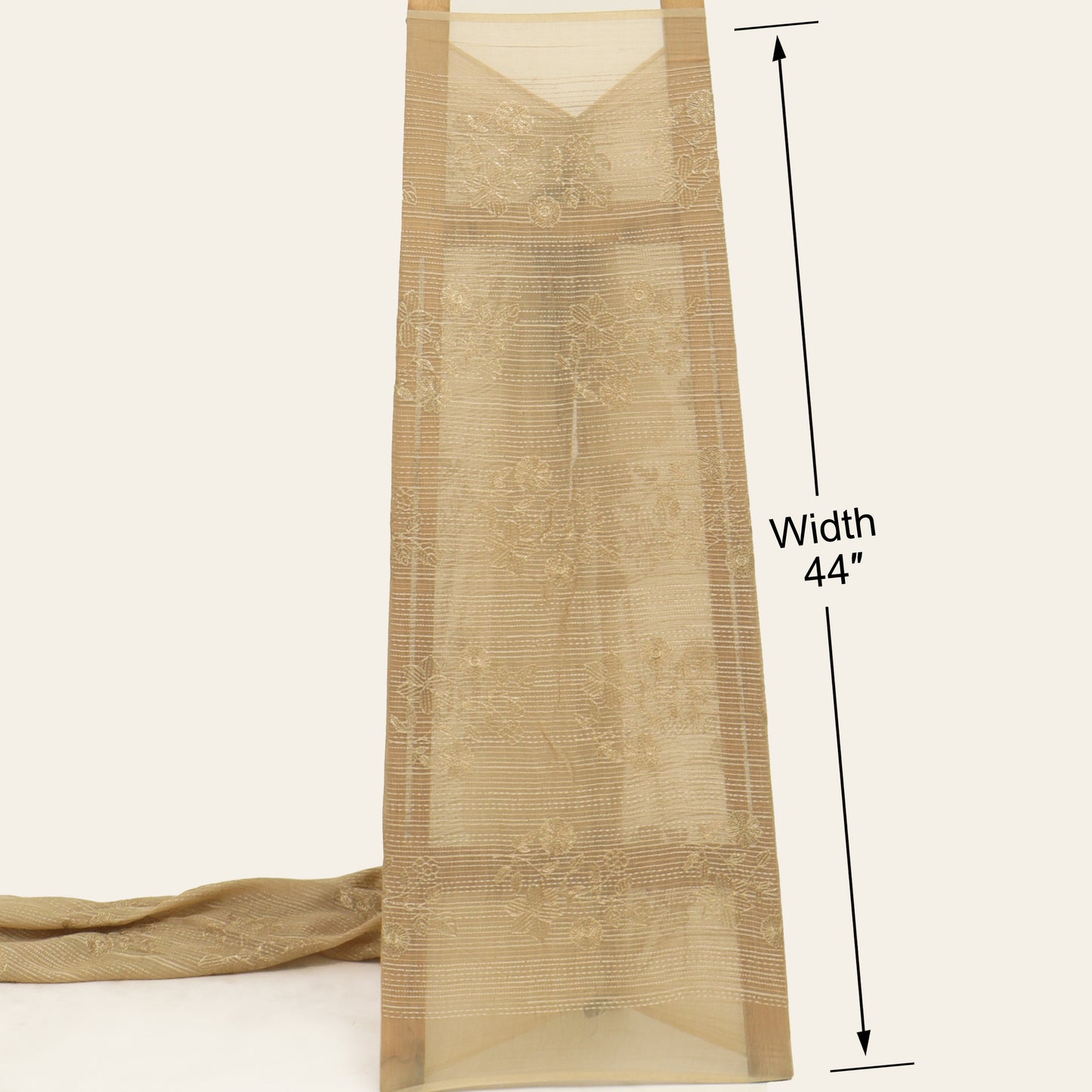 Chanderi Embroidery Fabric