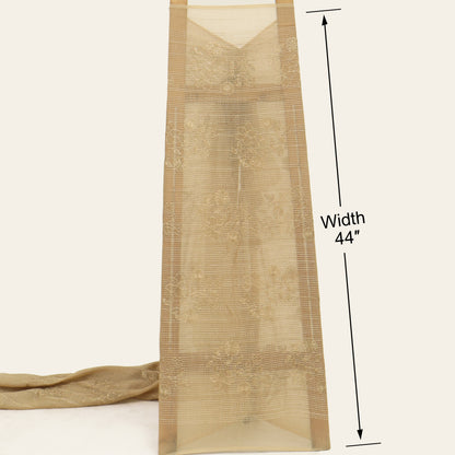 Chanderi Embroidery Fabric