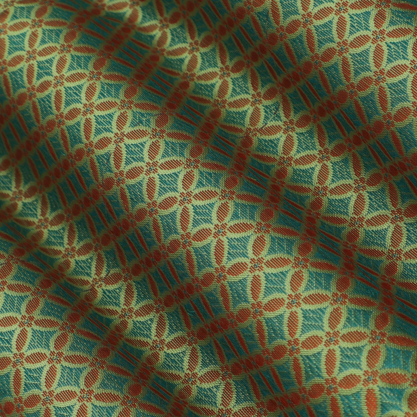 Multi-Color Alfi Brocade Fabric