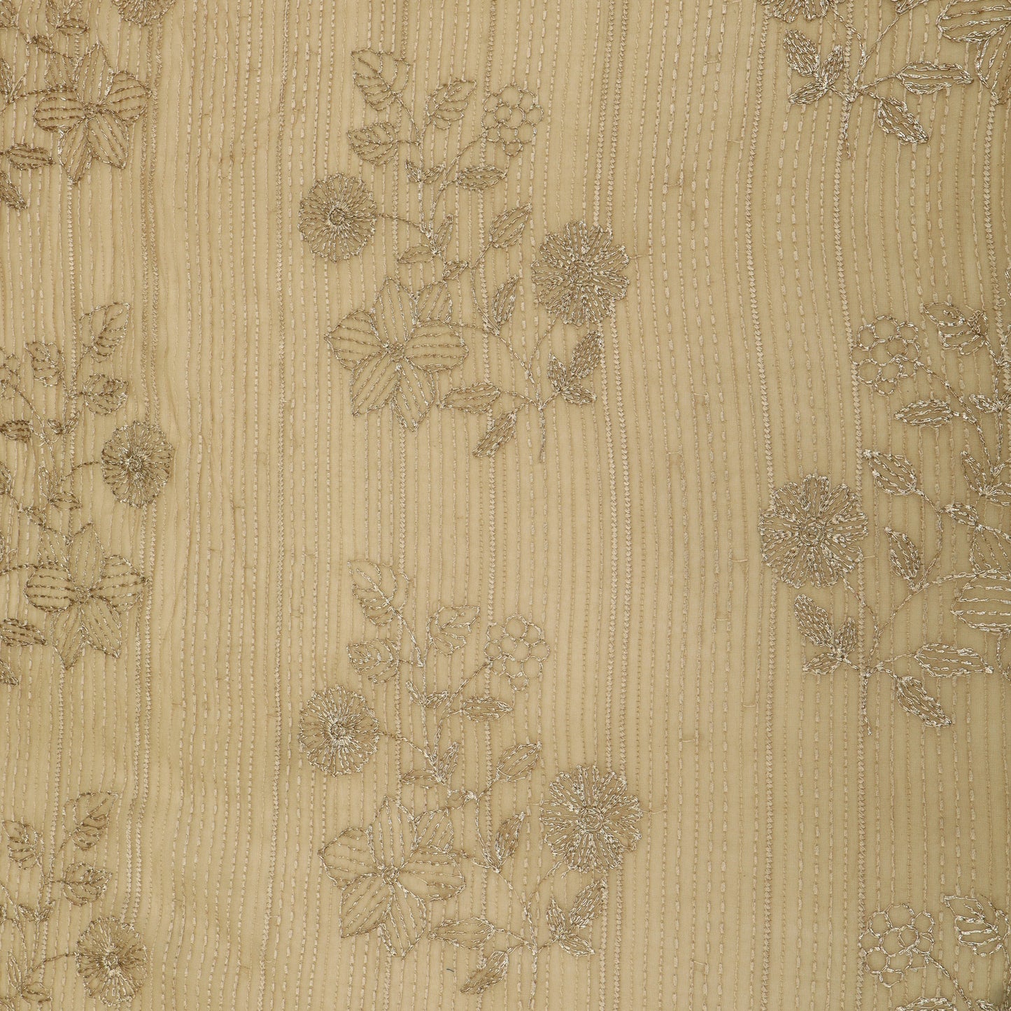 Chanderi Embroidery Fabric