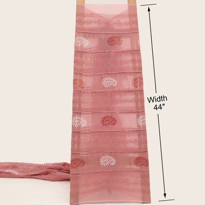 Mul Chanderi Embroidery Fabric