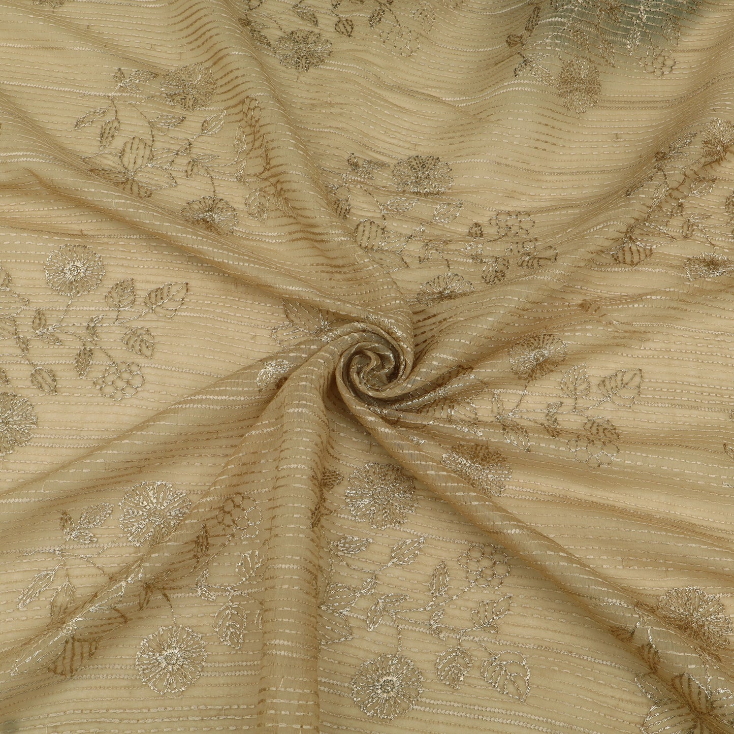 Chanderi Embroidery Fabric