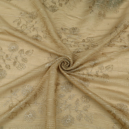 Chanderi Embroidery Fabric