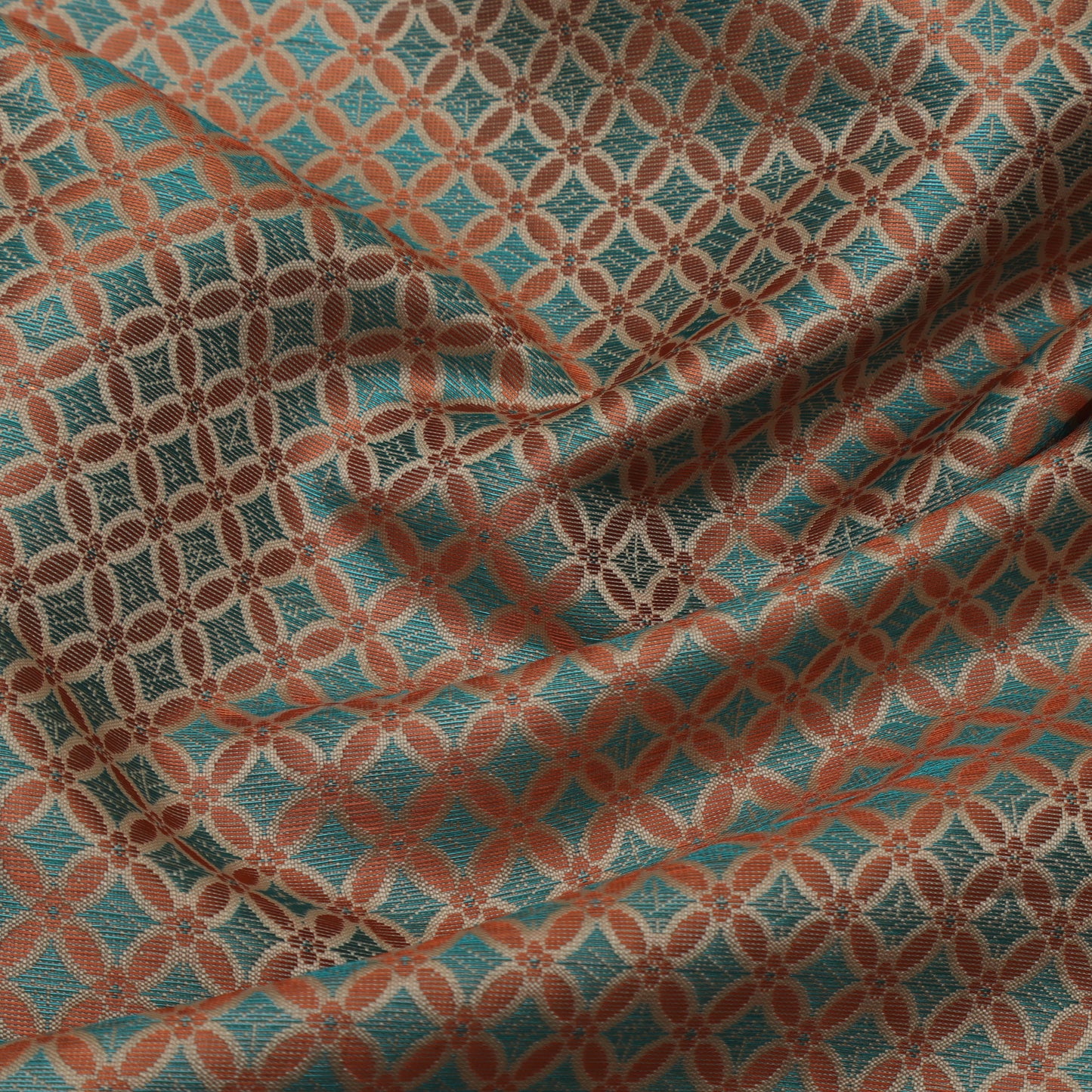 Multi-Color Alfi Brocade Fabric