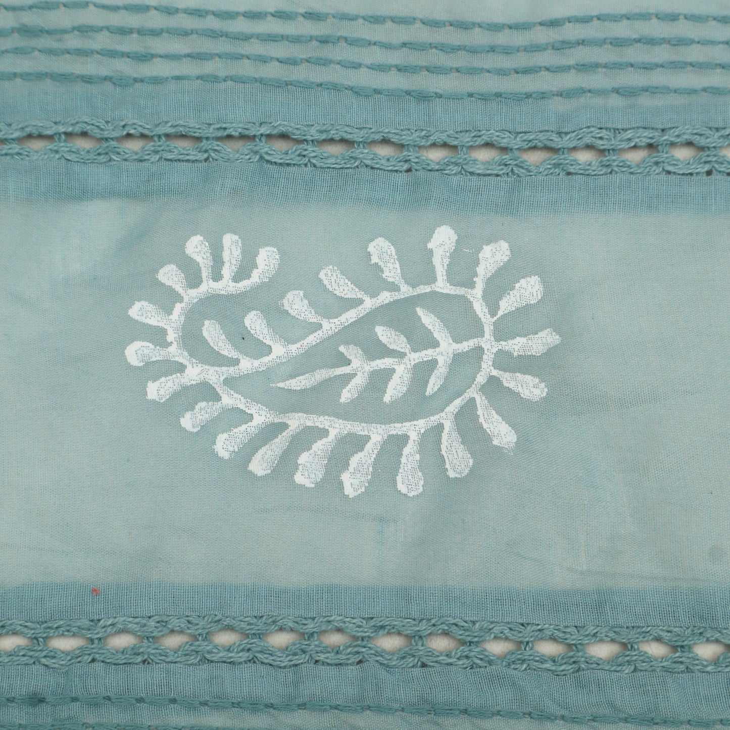 Mul Chanderi Embroidery Fabric