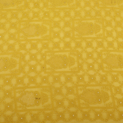 Chanderi Embroidery Fabric
