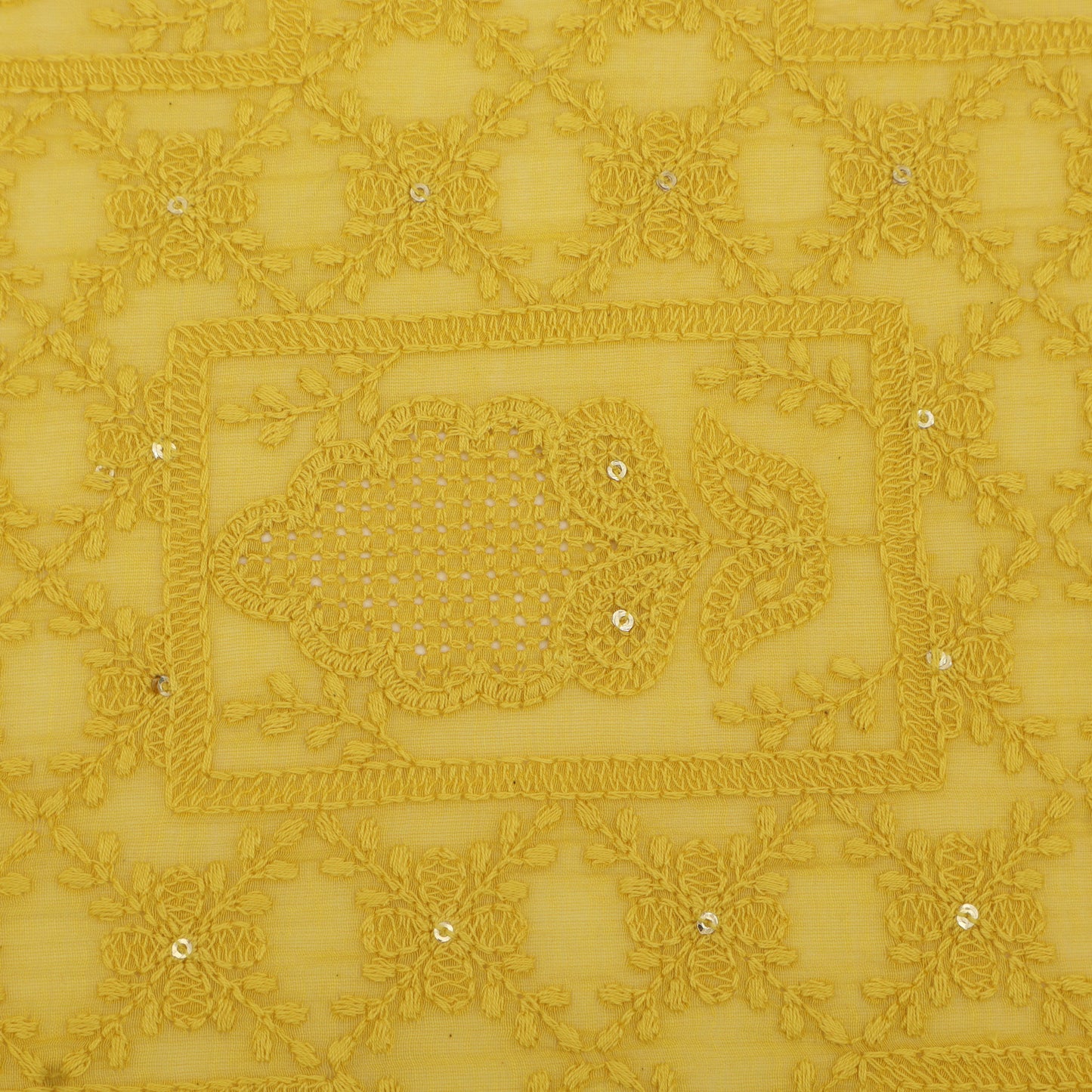 Chanderi Embroidery Fabric