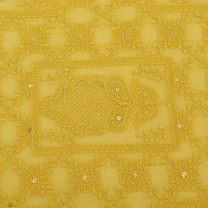 Chanderi Embroidery Fabric
