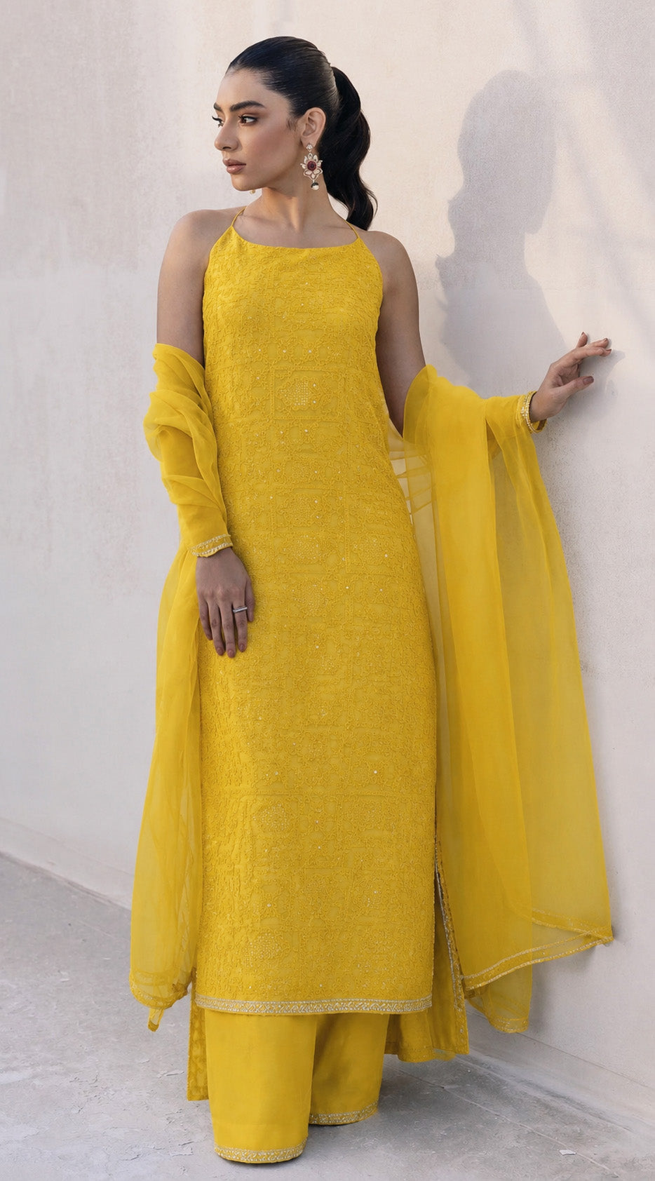 Chanderi Embroidery Fabric